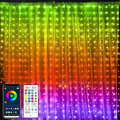 China Factory Hot Selling LANDSCAPE 2m 5m DIY With APP Control RGB Smart Colorful Light String Christmas Lights for sale