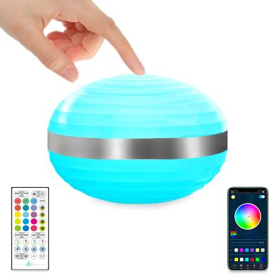 China Post-modern Smart Room Touch Kids Night Light RGB LED Ambient Light For Living Room Table Lamp for sale