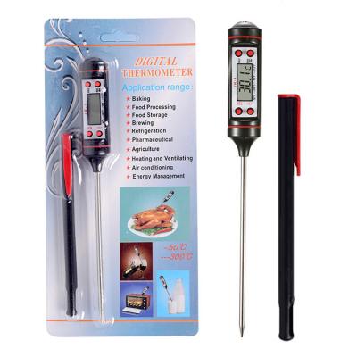 China Quick Response Pocket Digital LCD Display Probe Food Thermometer Cooking Kitchen BBQ Meat Thermometer for sale