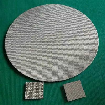 China Fluid plate in metal industry Sintered wire mesh in fluid bed of gas distribution Plasma welding sintered wire mesh à venda