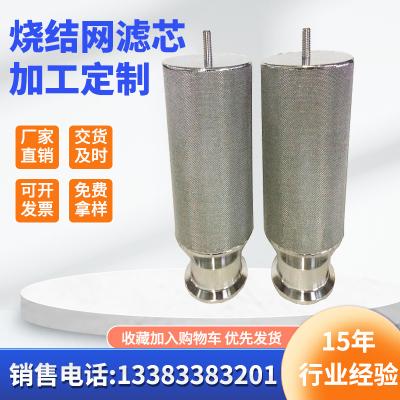 China Factory sale Stainless Steel round hole perforated metal filter cylinders sintered wire mesh tube for sale