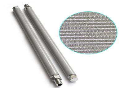 China 316L Sintered Metal Filter Cartridge Viscose Filtration Steam And Hot Gas Filtration for sale