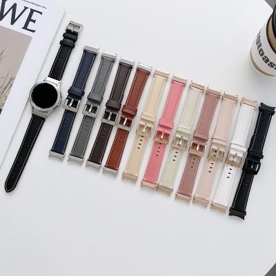 China Sport 11 Discrimination Leather Watch Bands For Samsung Watch 4 for sale