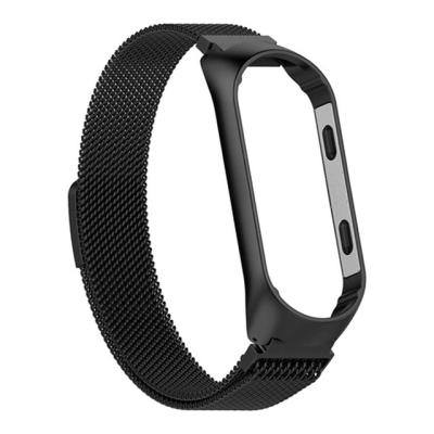 China Breathable Metal Buckle Strap Steel Durable Stainless Watch Bands For Xiaomi MI Band 4 3 2 for sale