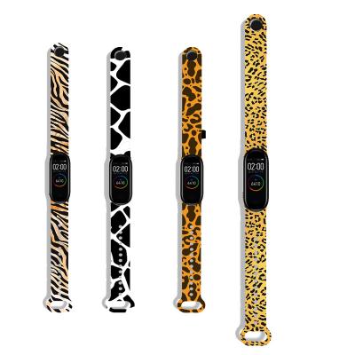 China 2021 China Factory Breathable Design Printed Colorful MI Band Xiaomi Strap Watchband For MI Band All Series for sale