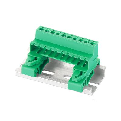 China WANLINK Manufacture 5.08mm DIN Rail Pluggable Terminal Block 2EDGURK-5.08 28-14AWG for sale