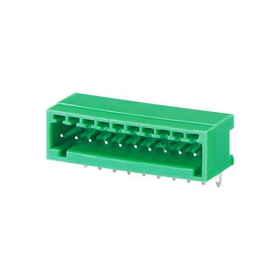 China WANHAI 2.5mm Pitch PCB R/A Board to Wire Male Pluggable Terminal Block 2EDGRC-2.5 2EDGRC-2.5 for sale