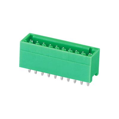 China 150V 4A 2.5mm Pitch V/T Type Terminal Block Male Pluggable 2EDGVC-2.5 2EDGVC-2.5 for sale