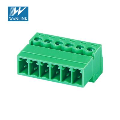 China Pitch Pluggable Terminal Block 3.5mm 3.81mm Replace PHOENIX 15EDGKR-3.5/3.81 Plug Terminal Block 28-16AWG for sale