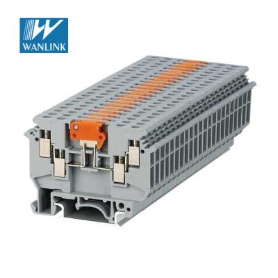 China 4mm2 DIN Rail Screw Din Rail Phoenix Type Terminal Block Gray VDK4-MTKP/P VDK4-MTKP/P for sale