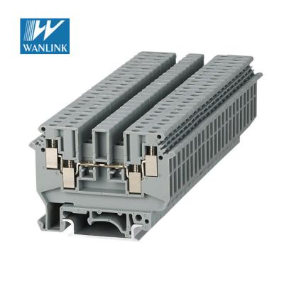 China CE Approved Type Phoenix Screw Rail Terminal Blocks UDK4 24 - 10AWG for sale