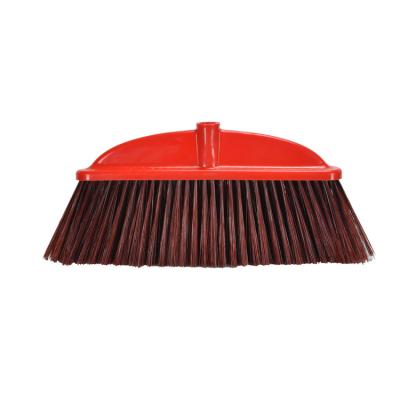 China Newest Design Sweeping Square Head Indoor Outdoor Flat Broom Chinese Head Broom Brush 11cm Wide Eco-friendly Broom for sale