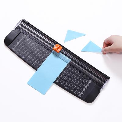 China ZEQUAN Slide A4 Manual Paper Cutter Manual Paper Cutter Portable Plastic Paper Cutter ZEQUAN High Quality Black for sale