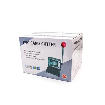 China School Office Household Stationery PVC Card Die Cutter ID Business Card Name Cutter Cutting Machine For Office for sale