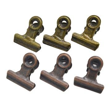 China Suitable For Office Chrome-Finish Stainless Steel Custom High Quality Metal Bulldog Clips for sale