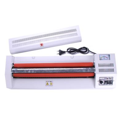 China A3 high quality metal 25.5mm automatic hot and cold large rubber roller laminating machine for sale