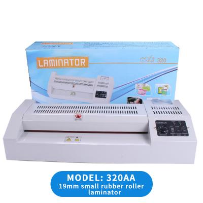 China Light Weight Metal And High Efficiency Roller A3 Rubber Laminating Machine Desktop Laminating Important Information Photos for sale