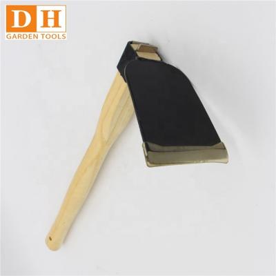 China Kids Long Handle Garden Tool Hoe OEM Customized Wooden PCS Color Original Shape Place Model ZHE MOQ Shaped Hoe for sale