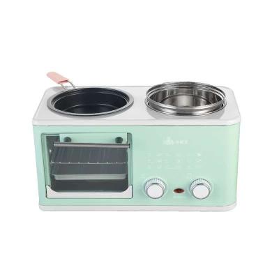 China Hotel 4 in 1 Breakfast Maker Machine Electric Toaster 9L Non-stick Material Oven Breakfast Maker Mode for sale