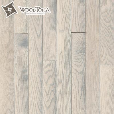 China 2021 New fudeli modern design wooden parquet oak engineered wood flooring waxed oil for sale