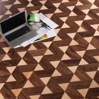 China New Wave Contemporary Type Patterned Engineered Oak Wood Parquet for sale