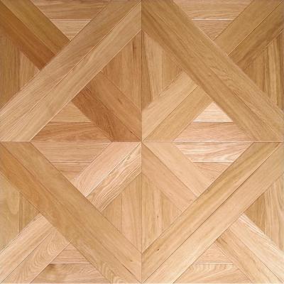 China Modern Multi-flooring Solid Wood Flooring Oak Hardwood VERSAILLES European Style Parquet for sale