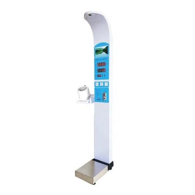 China Public School Gym Health Club BMI Body Scale with Ultrasonic Height Weight Machine for sale