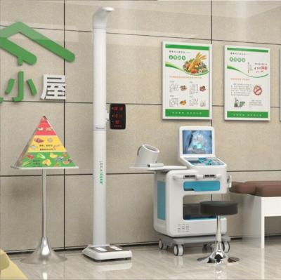 China Medical Center Smart Health Posthouse All in One Health Check Up Kiosk with A4 Printer for sale