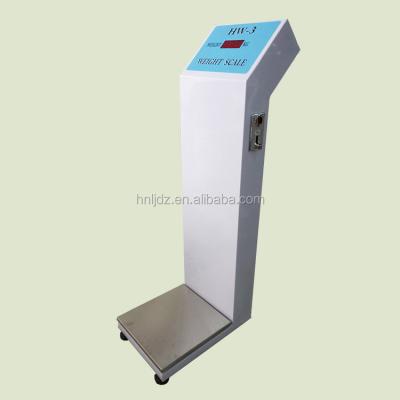 China Steel LEKA HW-3 Auto Old Fashion Weighing Scales for Airport and Hotel Coin Luggage Scale for sale