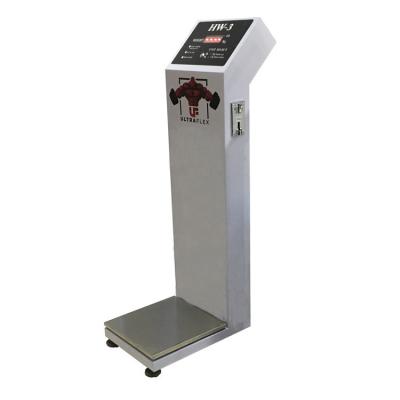 China Durable Coin Operated Weighing Machine with LED Display and Overall Size of 33*55*100cm for sale