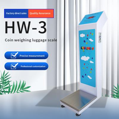 China Easy-to- Coin-Operated Luggage Weighing Machines Accurate Weight Measurement N.W. 30k for sale