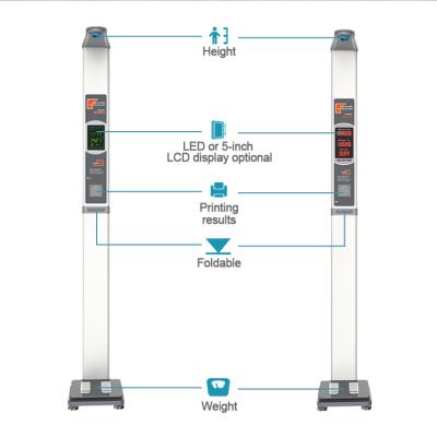 China Digital Medical Weight Scale with Height Range 0-200cm and CE ISO9001 Certification for sale