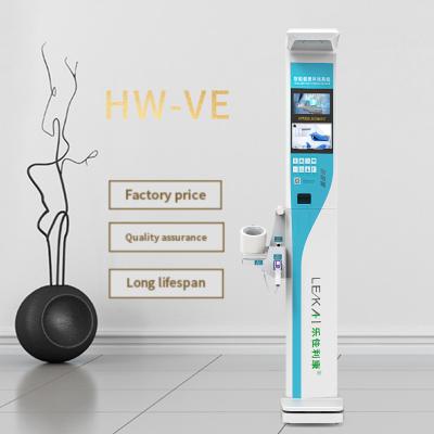 China Functional HW-VE Ultrasonic Body Height Weight Fat Scale Machine for Health Check-Up for sale