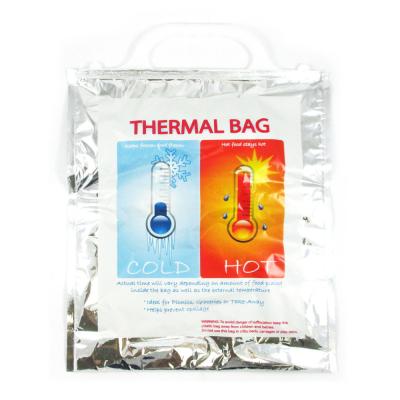 China Insulated Thermal Bag For Ice Cream Hot Cold Aluminum Thermal Cooler Bag for sale