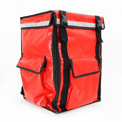 China 10*10*10inch Non Woven Insulated Cooler Food Shipping Bag Backpack With Aluminum Foil Lining for sale