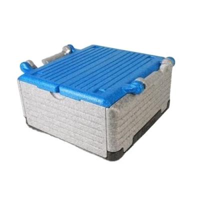 China 30l 32l  35 Litre Epp Foam Cooler Box 38l Insulation Container Fast Food Take-Out Delivery Foldable for sale