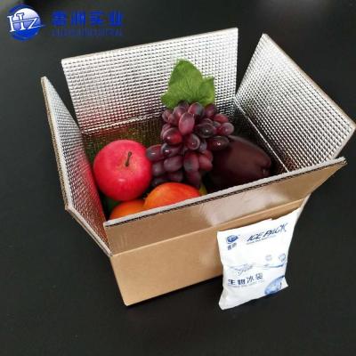 China Insulated Aluminium Foil Packaging Cardboard Box Caviar Chocolate Transport HZ-XPS for sale