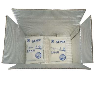 China Aluminum Foil Lined Paper Box For Thermo Delivery Of Cakes Vegetables Fruits Food Thermo Box for sale