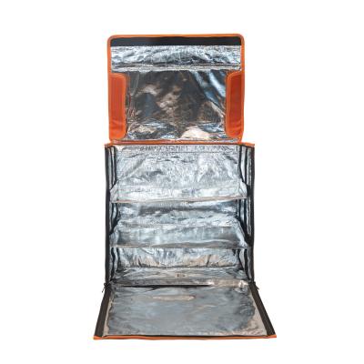 China Insulated Parcel Delivery Bag With Super Capacity Waterproof PVC Insulated Freezer Totes for sale