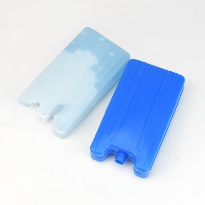 China slim ice brick Plastic Blue Ice Box Freezer Keep Your Food Fresh 500g Personalized Gel Ice Pack for sale