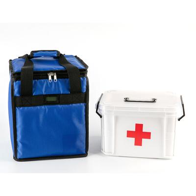 China Portable Medical Cooler Box Insulated Medicine Cold Box Transport Cooler Delivery Bag for sale