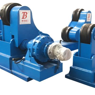 China Automatic Support Self Alignment Roller Height Adjusting Welding Roller 80 Ton for sale