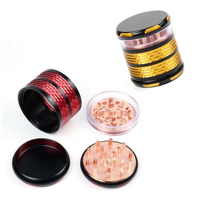 China Zinc Alloy Smoking Accessories 63 Mm Herbal Smoking Weed Tobacco Grinders Herb Grinder Herb Grinder for sale