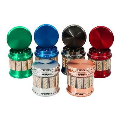 China Shape Diamond Teeth Wholesale Hand Herbal Muller Logo Oem Metal Tobacco Herb Grinder Smoking Metal Herb Grinders 65mm for sale