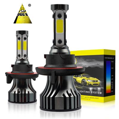 China UG4 4 sides automotive led headlights h7 high low beam bulb 9005 9006 h4 6000k 9000lm for auto car h13 led bulb kit Winstorm for sale