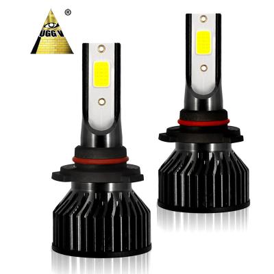 China Aluminum alloy 6063 accept OEM/ODM Adjustable base design CE h7 led bulbs COB LED chip car xenon360 light T5C led headlight for sale