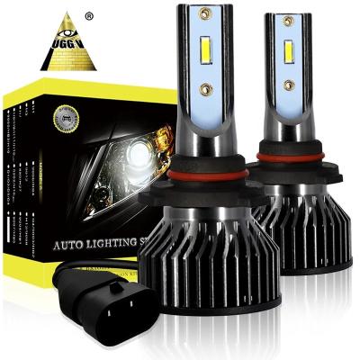 China Aluminum alloy 6063 9006 auto bulb H1 H3 H4 H7 H8 H9 H10 H11 H13 9004 lamp T5S LED car headlight bulb 9005 9006 9007 for 80 watt 9000 lumen for sale