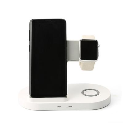 China Mobile phone 3 in 1 Qi wireless charger for cellphone/iwatch for sale