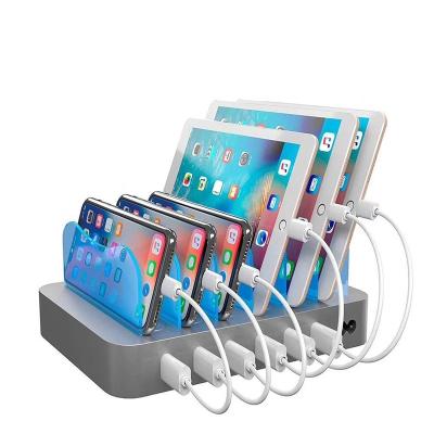 China Hot Selling 6 USB Mobile Phone Ports Amazon Fast Charging Station For Multiple Devices for sale