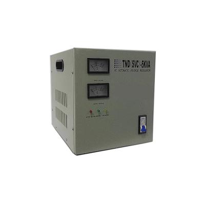 China SVC Single Phase Digital Display Power AC 110V120V 220V 230V Automatic 5kva 5000va Voltage Stabilizer Regulator For Home for sale